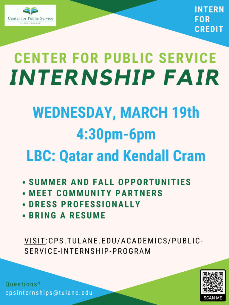 Bring a resume and dress professionally!